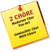 2 CHRE Moderner Chor Ton-Art  Gemischter Chor MGV-Chre